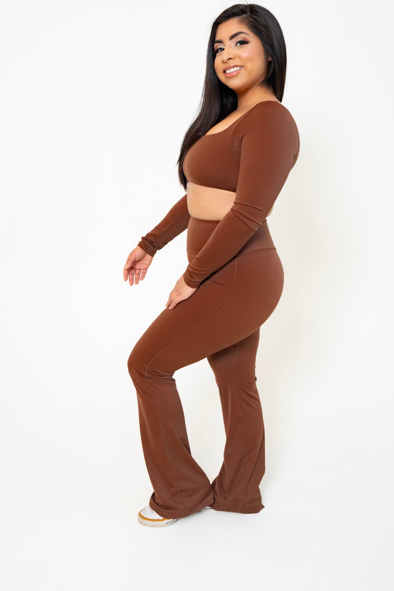 LONG SLEEVE CROP TOP